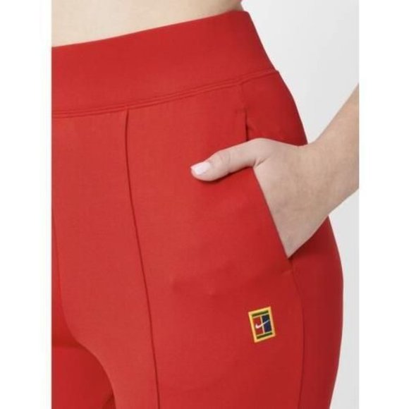 NWT $135 Nike Women'S XS Tennis Pants XS Heritage Knit DA4722-657 - Picture 3 of 9